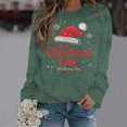 thumbnail image 2 of WEAIXIMIUNG Ladies' Winter Floral Print Sweatshirt Long Sleeve Christmas Top, 2 of 4
