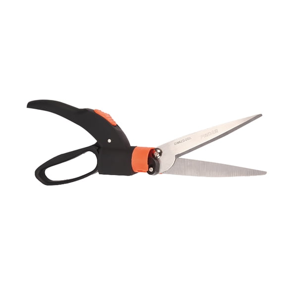 Eqslft Stainless Steel Multipurpose Garden Shears, Ergonomic Soft-Grip Handle Scissors, Sharp Serrated Blades for Trimming Flowers, Herbs, and Household Use