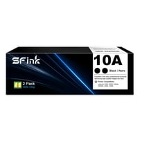 10A Q2610A Toner Cartridges 2 Pack Black Compatible for HP 10A for Laserjet  2300 2300d  2300dn 2300dtn 2300L 2300n Printer