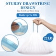 thumbnail image 6 of Merryhome Cat Litter Box Liners - 60 Count Jumbo Drawstring Cat Litter Bags, Extra Thick Litter Pan Liners Heavy Duty 25" x 15", 6 of 9