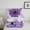 Purple, variant on Girls Flower Twin Bedding Sets Mandala Floral Comforter Set for Women,Orchid Gradient Bedding Comforter Sets Vintage Ombre Duvet Insert,Oil Painting Aesthetic Down Comforter Room Decorative