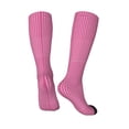 thumbnail image 5 of Lsque Pink Gingham Printed Crew Socks Men's Women's LightWeight Thin Casual Calf Socks ,Knee High Socks,Cotton Socks, 5 of 9
