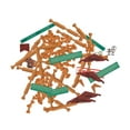 thumbnail image 3 of Conjunto de cabaña de troncos de madera, construcción de ingeniería, coordinación mano-ojo, regalo de cumpleaños, juguetes educativos para niños, 3 of 9