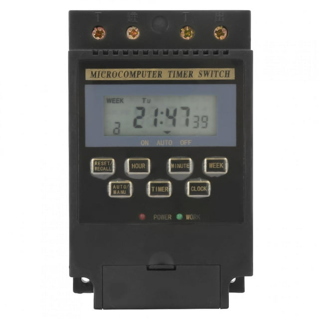 Oubit Timer Switch,KG316T Digital Timer Controller Microcomputer Timer Switch Digital Timer Switch Ultimate Reliability