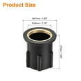 thumbnail image 2 of Uxcell 1Pcs 1.18 inch Faucet Nut Fixed Base, Plastic Fixing Nut Tap Fastener, Black, 2 of 5