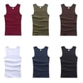 thumbnail image 2 of Camiseta sin mangas de talla grande para hombre, chaleco informal para Fitness, culturismo, color negro, blanco y gris, novedad de verano 2020, 2 of 4