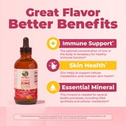 MaryRuth's Liquid Zinc Supplement for Immunity Support, Strawberry Lemon, Unisex, 4 Fl Oz Non-GMO