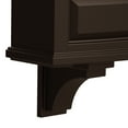 thumbnail image 2 of Mayne Nantucket 8" x 4" x 7" Espresso Plastic Decorative Corbels, 2-Pack, 2 of 7