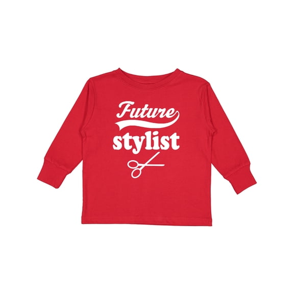 Inktastic Future Stylist Childs Occupation Boys or Girls Long Sleeve Toddler T-Shirt