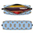 thumbnail image 2 of Fotbe Terrier Estuche para Lápices de Cuero con Estampado, Estuche con Cremallera Resistente, Organizador Compacto y Elegante para Papelería, 2 of 7