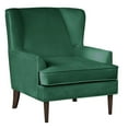 thumbnail image 2 of Ember Interiors Chadwick Glam Wingback Chair, Gree, 2 of 5