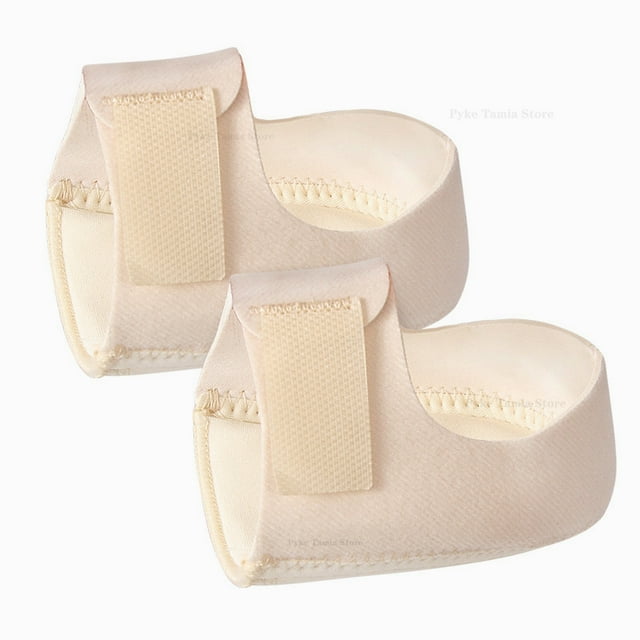 2pcs Silicone Heel Pads Feet Care Socks Gel Heel Covers Shock Absorption Relieving Leg Pressure Prevent Slipping Insoles Inserts
