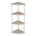 thumbnail image 4 of jifeng Corner Shelf Corner Display Shelf Durability Frees Standing Easy to Install Storage Rack Multipurpose for Kitchen Office Home 92cm, 4 of 9