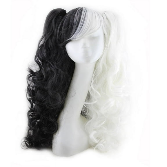 NAMZI Wig Curly Hair Wave Medium Temperament Wig Headgear(26.8in,A114)
