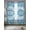 PowderBlue, variant on Aqua Geometric Sheer Curtains 45 Inch Length 2 Panels Set, Modern Abstract Polka Dots Voile Window Treatment Rod Pocket Small Kitchen Curtains Drapes for Bedroom 52"x45"x2