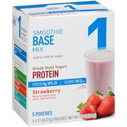 Smoothie Base Mix Greek Style Yogurt Protein Strawberry Smoothie Base Mix, 0.71 Oz., 5 Count