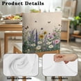 thumbnail image 7 of Xoenoiee Butterfly Lavender Sunflower Daisy Print Chair Back Covers for Dining Room, Stretchable Dining Seat Back Slipcover Protector for Kitchen Hotel Wedding Ceremony Party Decor, 1 Pack, 7 of 7