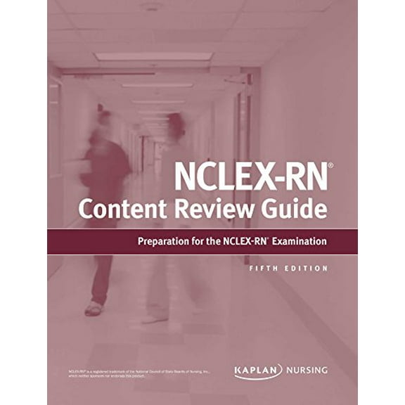 Pre-Owned NCLEX-RN Content Review Guide (Kaplan Test Prep) (Paperback) 1506214606 9781506214603
