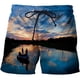 thumbnail image 1 of Pantalones cortos con estampado de tiburones en 3D para hombre y mujer, Shorts de playa modernos, con diseño de mar profundo, para verano Fivean unisex, 1 of 2
