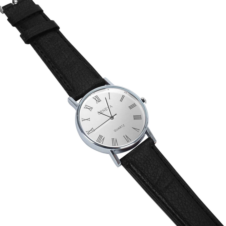Fsqjgq Mens Watches Roman Fashion Quartz Wrist Watches for 
