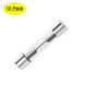 thumbnail image 1 of Uxcell 0.24'' x 1.26'' 20A 32V Fusibles de cartucho automotriz de reemplazo de vidrio tono plateado 10pcs, 1 of 5