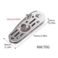 thumbnail image 3 of Portable Cigar Cutter Stainless Steel Cigar Smoking Accessories Cool Gadgets (army green), 3 of 4