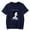 Navy, variant on Jake Webber Tshirt Casual Short Sleeve Hip-hop Style Pullover Fashion Crewneck Tee