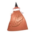 thumbnail image 1 of Disfraz de Halloween sombrero de adultos perfecl Toga de fiesta Naranja, 1 of 8