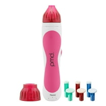 PMD Personal Microderm Classic for At-Home Use, Facial Exfoliator Tool, Microdermabrasion Machine Kit for Face and Body Skincare, Pink RRF12