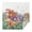 White, variant on Floral Square Tablecloth 42x42in-Waterproof Polyester Printed Table Cover, Wrinkle Resistant & Washable for Kitchen Dining Picnic Party Decor, Buffet Table, Holiday Party, Dinner, Wedding , Flowers