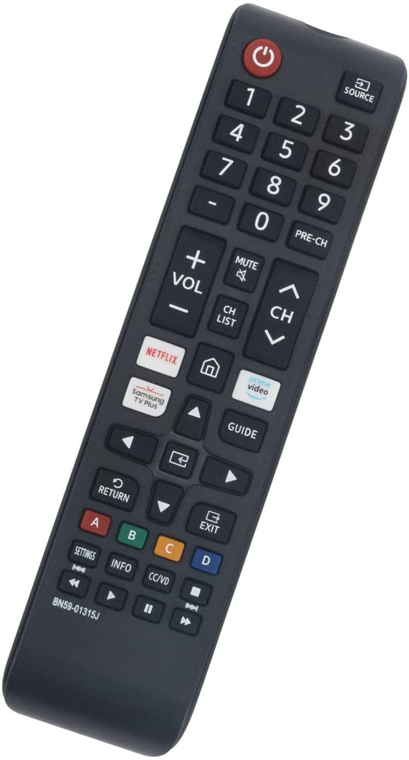 Xtrasaver BN59-01315J Universal Remote Control for All Samsung TV Remote  LCD LED QLED SUHD UHD HDTV Curved Plasma 4K 3D Smart TVs, with Shortcuts  for Netflix, Smart Hub 