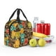 thumbnail image 5 of Easygdp Robot and Monsters Bolsa Térmica Premium - Tela Oxford Impermeable, Gran Capacidad, Bolsillo Frontal, Unisex para Trabajo, Escuela, Actividades al Aire Libre y Picnics, 5 of 8