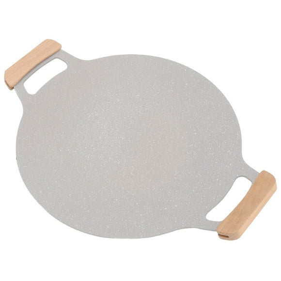 Pan Antiadhésif Gril, Coréen Poêle Grill Pan Durable Éclaboussures Alliage d'Aluminium Résistant pour Intérieur Extérieur 30cm / 11,8 Po, 34cm / 13,4 Po