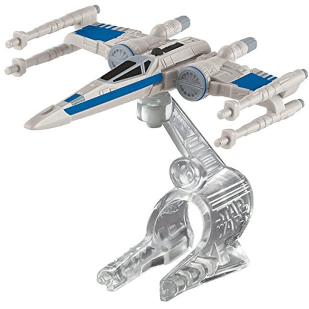 Hot Wheels Star Wars Starship Episodio 7 Héroe Starfighter (Ala Cerrada Azul) Vehículo Hot Wheels Hot Wheels