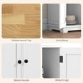 thumbnail image 5 of HOMCOM Buffet Cabinet, Coffee Bar Cabinet with 3 Drawers, White, 5 of 8