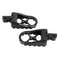 thumbnail image 1 of Reposapiés universales anchos para motocicleta, de aluminio, color negro, compatibles con 883 2009-2017, 1 of 9