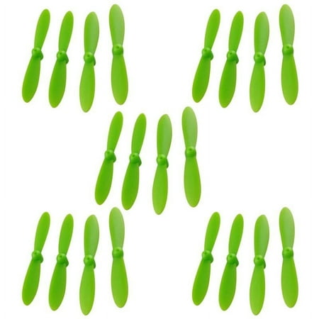 Image of 20pcs Propeller Set Airscrew Mini Drone Quadcopter Helicopter RC Accessories Green