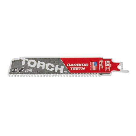 UPC: 0045242521036 | Milwaukee 48-00-5201 6  7 TPI The Torch Carbide Teeth Sawzall Blade