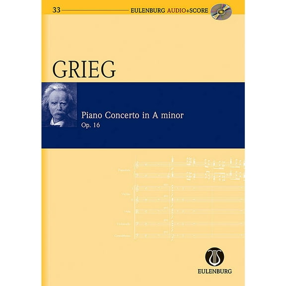 Piano Concerto in A Minor Op. 16: Eulenburg Audio Score Series
