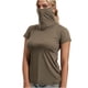 thumbnail image 3 of TaTaai Short Sleeve Sun Protective Top, Women's Built-in Face Mask UPF Shirt, Breathable Casual Wear for Hiking and Summer Activities Gift, 3 of 7