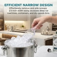 thumbnail image 2 of REGALWOVEN Ice Scoop Easy Clean Plastic Ice Shovel for Candy Buffet Kitchen, Popcorn Scooper for Bar, Ice Bucket, Popcorn in  Clear-3PCS, 2 of 7