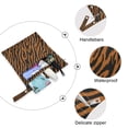 thumbnail image 4 of 2 Pack Wet Dry Bags,Rich Brown Tiger Stripes Waterproof Reusable Dual Zipper Bags for Swimwear, Gym Clothes, Toiletries, Baby Diapers, 4 of 8
