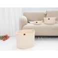 thumbnail image 5 of Unique Bargains Woven Storage Basket Shelf Storage Organizer Bin for Home Decor Beige S, 5 of 6