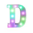 thumbnail image 2 of Lumières de Lettres de Marquise à LED Colorées avec Télécommande, Décor de Fête Alphabet Multicolore, Modes de Clignotement Réglables, Alimentées par Batterie et USB pour Décoration de Maison, Mariage, Vacances et Célébration, 2 of 7