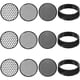 thumbnail image 1 of 3Pack Sifting Pan Outdoor Gold Panning Soil Sifter for Outdoor, 1 of 5