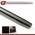 thumbnail image 6 of Unique Bargains Nano Ceramic Car Window Tint Film VLT 14% IRR 61% UVR 95% 4.92 ft x 20.08 inch Privacy Film 2mil PET 1 Pc Chrome Black 0.14 VLT, 6 of 8