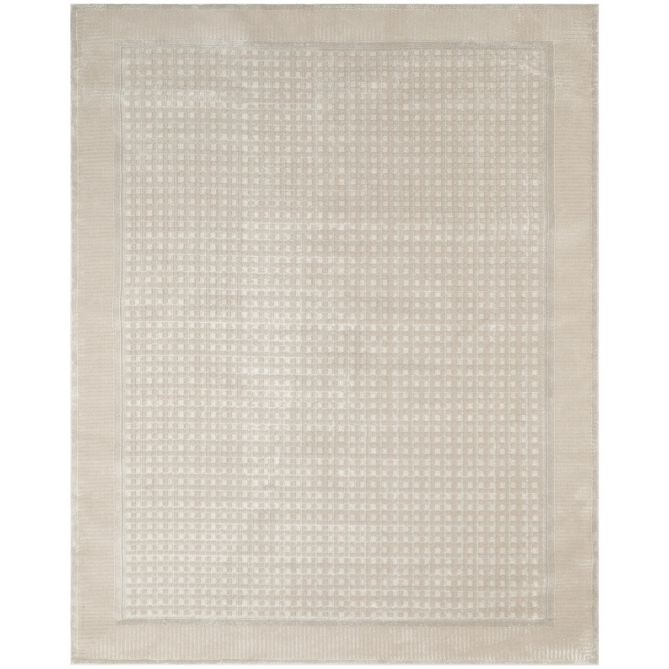 Nourison Nordic 9' x 12' Beige Modern Indoor Rug