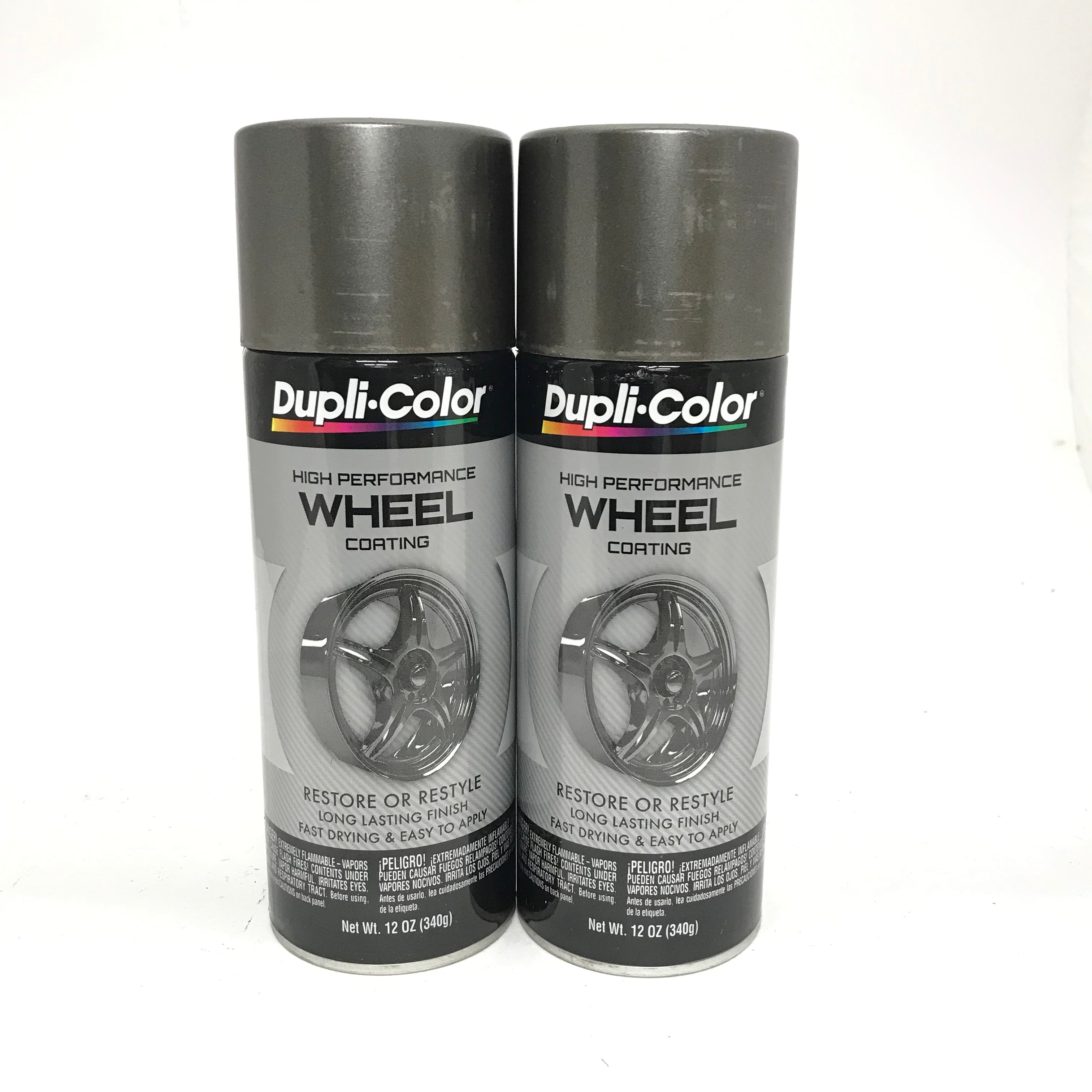 Duplicolor HWP102 2 Pack Wheel Coating Spray Paint Graphite 12 oz