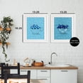 thumbnail image 3 of Stupell Industries Blue Fruits Teacups 2 Piece White Framed Print Under Glass Set design by Susan Lugar, 16 x 13, 3 of 10