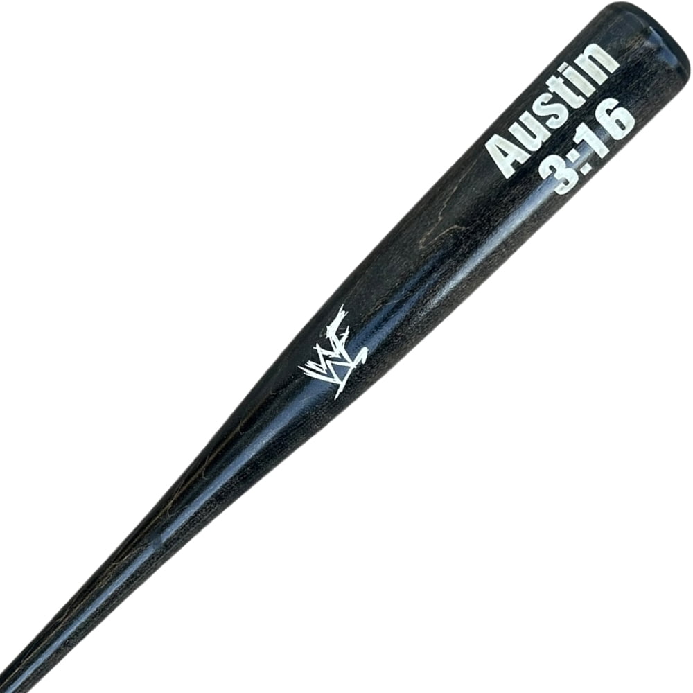 Austin 3:16 Engraved Baseball Bat with Wall Mount